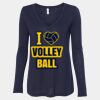 Women's Flowy Long Sleeve V-Neck Tee Thumbnail