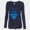 Women's Flowy Long Sleeve V-Neck Tee Thumbnail