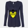 Women's Flowy Long Sleeve V-Neck Tee Thumbnail