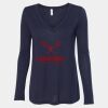 Women's Flowy Long Sleeve V-Neck Tee Thumbnail