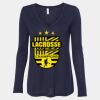 Women's Flowy Long Sleeve V-Neck Tee Thumbnail