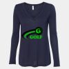 Women's Flowy Long Sleeve V-Neck Tee Thumbnail