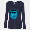 Women's Flowy Long Sleeve V-Neck Tee Thumbnail