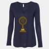 Women's Flowy Long Sleeve V-Neck Tee Thumbnail