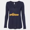 Women's Flowy Long Sleeve V-Neck Tee Thumbnail