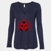 Women's Flowy Long Sleeve V-Neck Tee Thumbnail