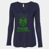 Women's Flowy Long Sleeve V-Neck Tee Thumbnail