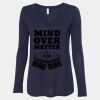 Women's Flowy Long Sleeve V-Neck Tee Thumbnail
