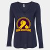 Women's Flowy Long Sleeve V-Neck Tee Thumbnail
