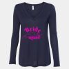 Women's Flowy Long Sleeve V-Neck Tee Thumbnail