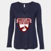 Women's Flowy Long Sleeve V-Neck Tee Thumbnail
