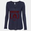 Women's Flowy Long Sleeve V-Neck Tee Thumbnail