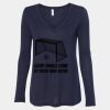Women's Flowy Long Sleeve V-Neck Tee Thumbnail
