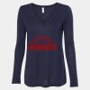 Women's Flowy Long Sleeve V-Neck Tee Thumbnail