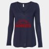 Women's Flowy Long Sleeve V-Neck Tee Thumbnail