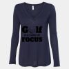 Women's Flowy Long Sleeve V-Neck Tee Thumbnail