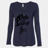 Women's Flowy Long Sleeve V-Neck Tee Thumbnail