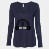 Women's Flowy Long Sleeve V-Neck Tee Thumbnail