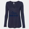 Women's Flowy Long Sleeve V-Neck Tee Thumbnail