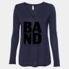 Women's Flowy Long Sleeve V-Neck Tee Thumbnail