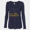 Women's Flowy Long Sleeve V-Neck Tee Thumbnail