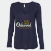 Women's Flowy Long Sleeve V-Neck Tee Thumbnail