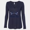 Women's Flowy Long Sleeve V-Neck Tee Thumbnail